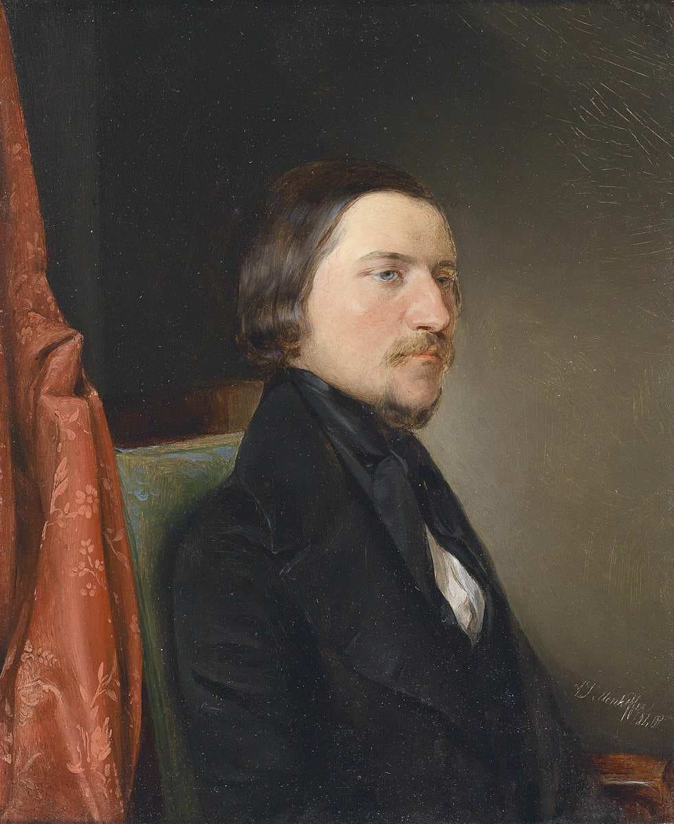 Portrait of August Semeleder — August von Pettenkofen