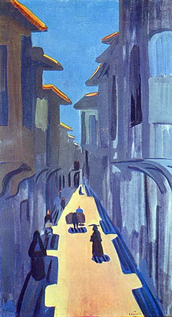 A street. Noon. — Martiros Saryan