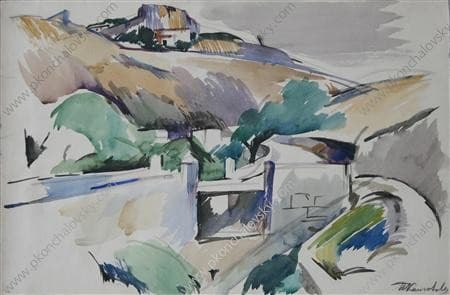 Gurzuf. The road in the mountains. — Pyotr Konchalovsky