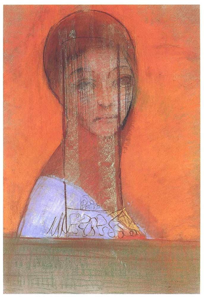 Woman with Veil — Odilon Redon