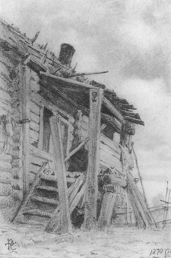 House porch — Vasily Polenov