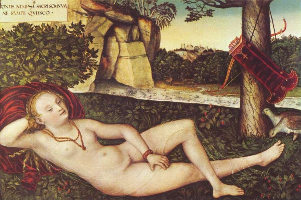 Reclining Diana — Lucas Cranach the Elder