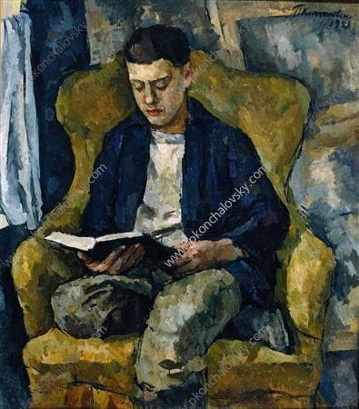 Portrait of Pyotr Konchalovsky, the son of the artist — Pyotr Konchalovsky