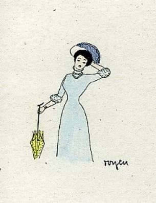 A Lady with the Sunshade — Toyen