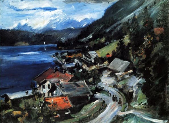 The Walchensee, Serpentine — Lovis Corinth