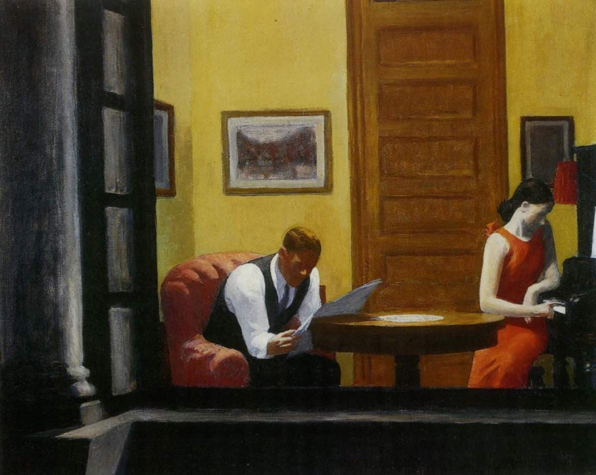 Room in New York — Edward Hopper
