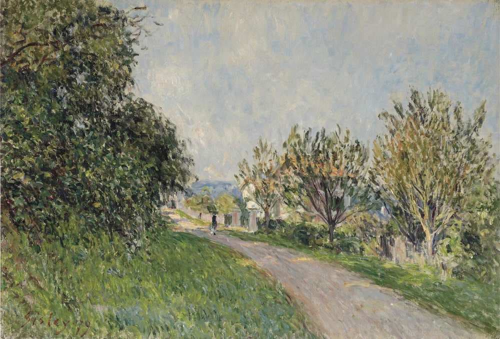 Path near Sevres — Alfred Sisley