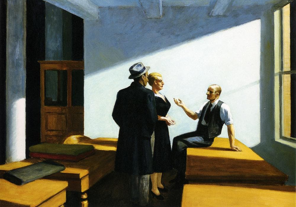 Conference At Night — Edward Hopper