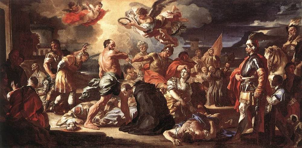 The Martyrdom of Sts Placidus and Flavia — Francesco Solimena
