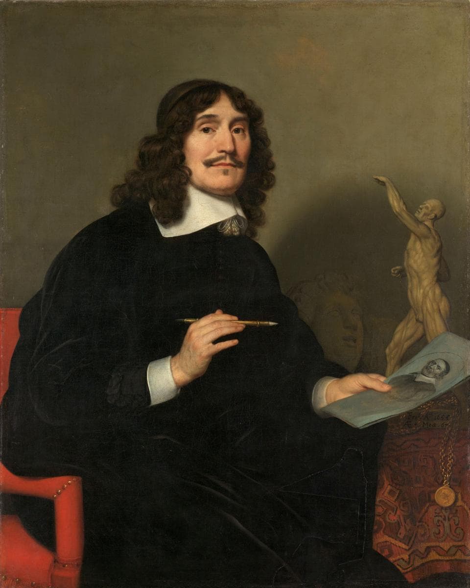 Portret Van Een Kunstenaar — Gerard van Honthorst