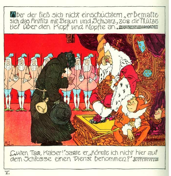 Die Prinzessin Und Der Schweinehirt 5 — Heinrich Lefler