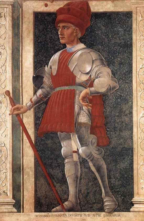 Farinata degli Uberti — Andrea del Castagno