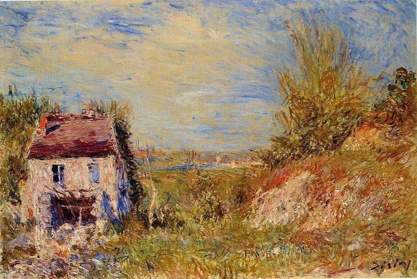 Abandoned House — Alfred Sisley