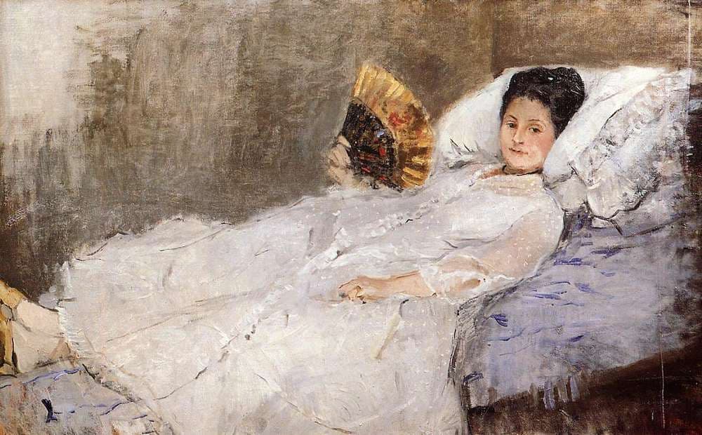 Portrait of Madame Hubbard — Berthe Morisot