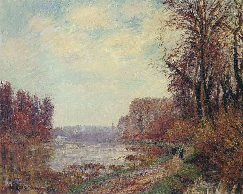 Woods by the Oise River — Gustave Loiseau
