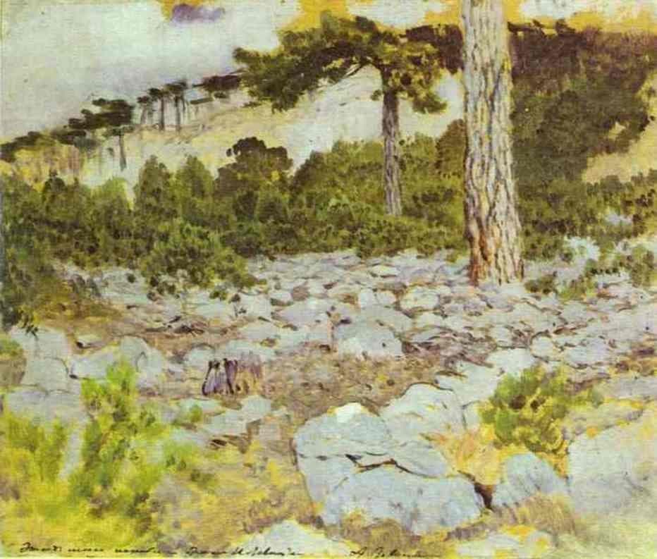 Crimea. In the Mountains. — Isaac Levitan