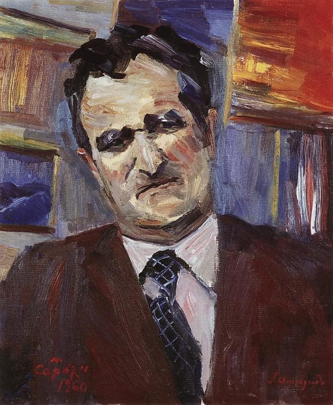 Portrait of mathematics Artashes Shahinyan — Martiros Saryan