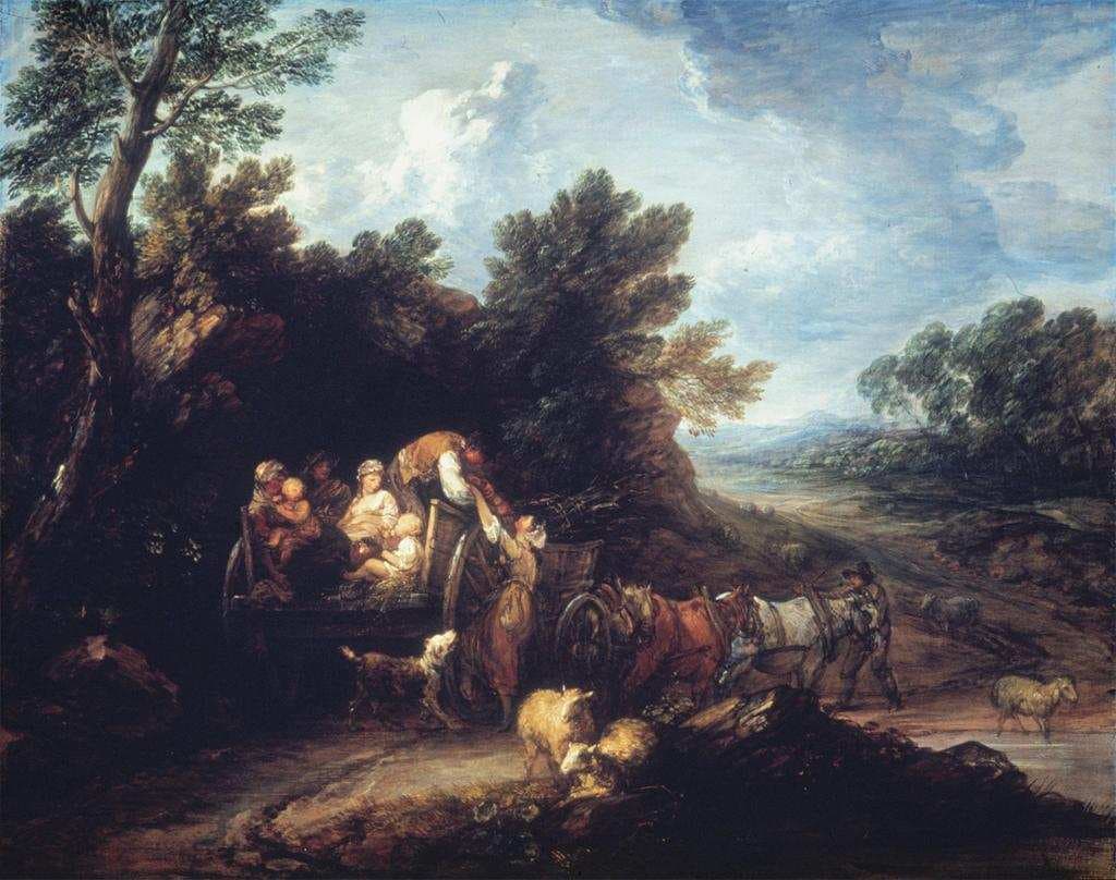 The Harvest Wagon — Thomas Gainsborough