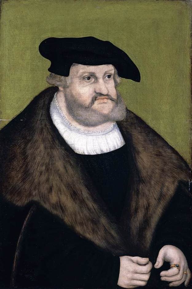 Portrait of Elector Frederick the Wise in his Old Age — Lucas Cranach the Elder