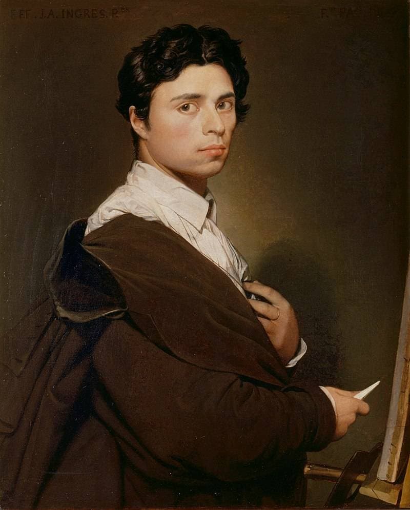 Self-Portrait at the Age of 24 — Jean-Auguste-Dominique Ingres