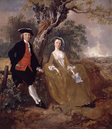 An Unknown Couple in a Landscape — Thomas Gainsborough