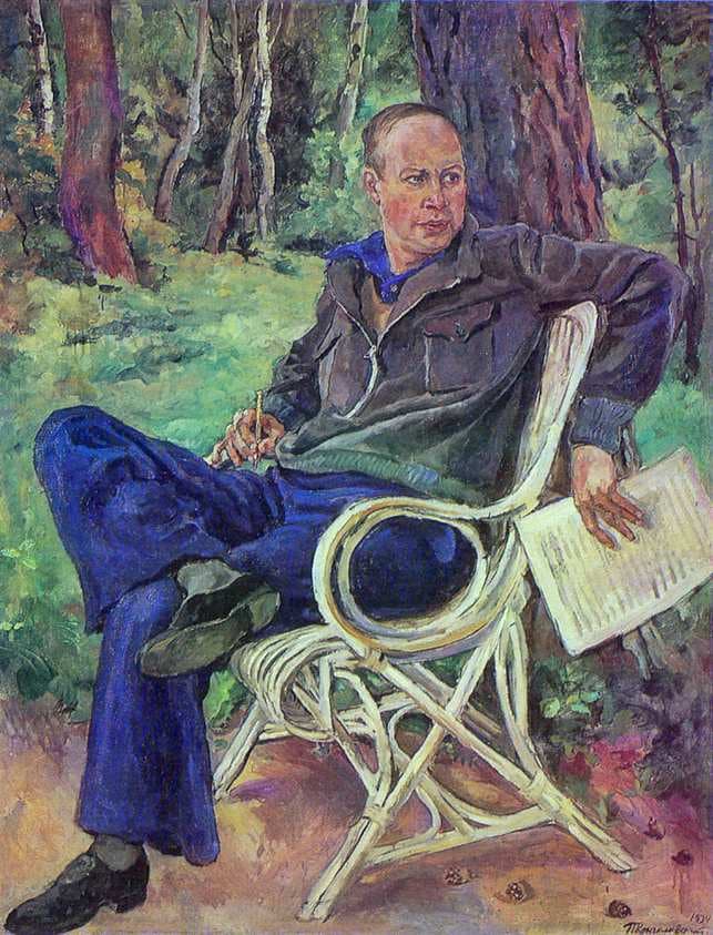 Portrait of the composer Sergei Prokofiev — Pyotr Konchalovsky