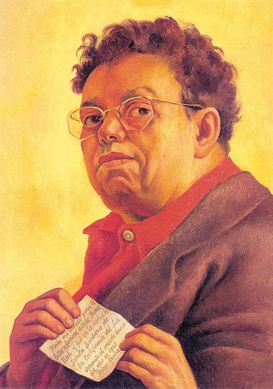 Self-Portrait Dedicated to Irene Rich — Diego Rivera