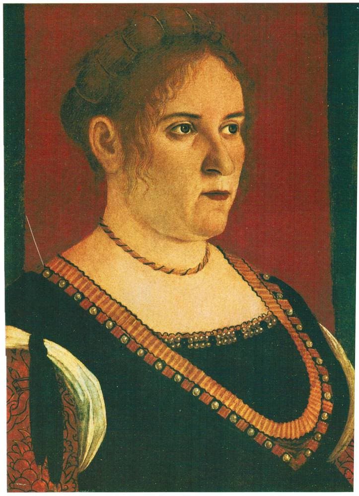 Portrait of a lady — Vittore Carpaccio