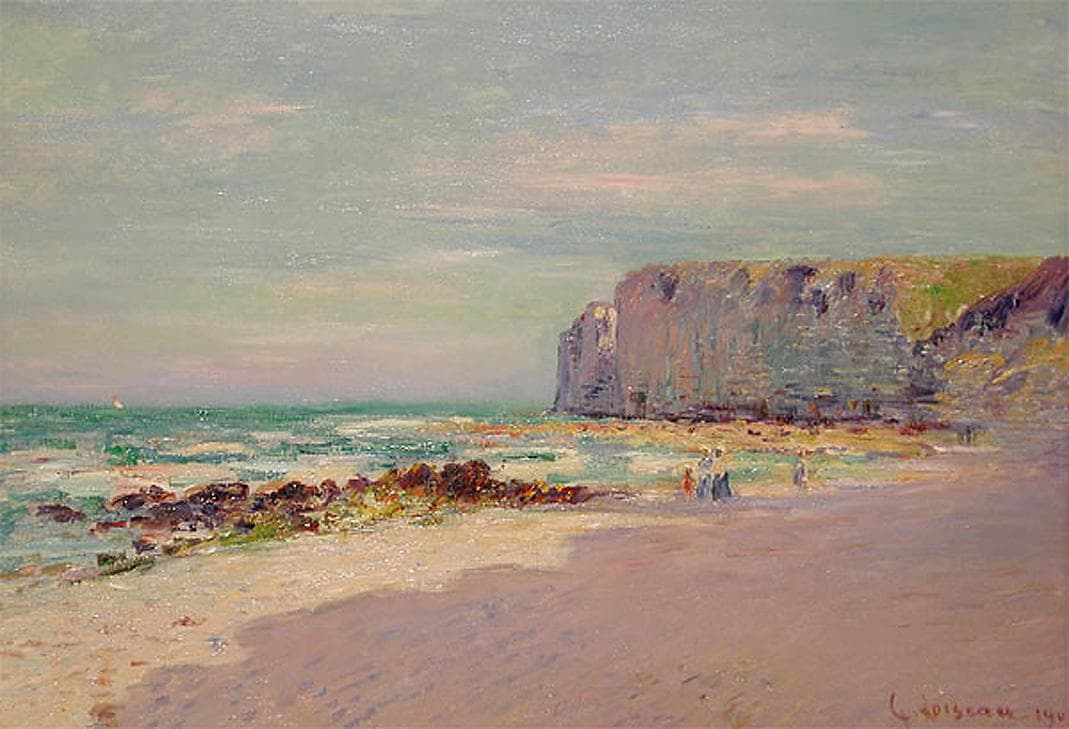 Cliffs at Petit Dalles, Normandy — Gustave Loiseau