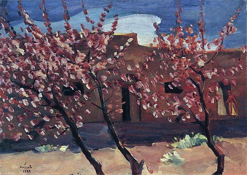 Flowering peaches — Martiros Saryan