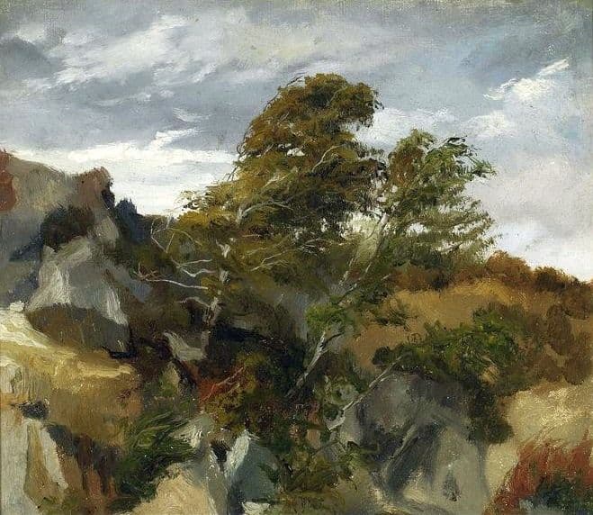Landscape from Bortniki Upon Dniester — Henryk Rodakowski