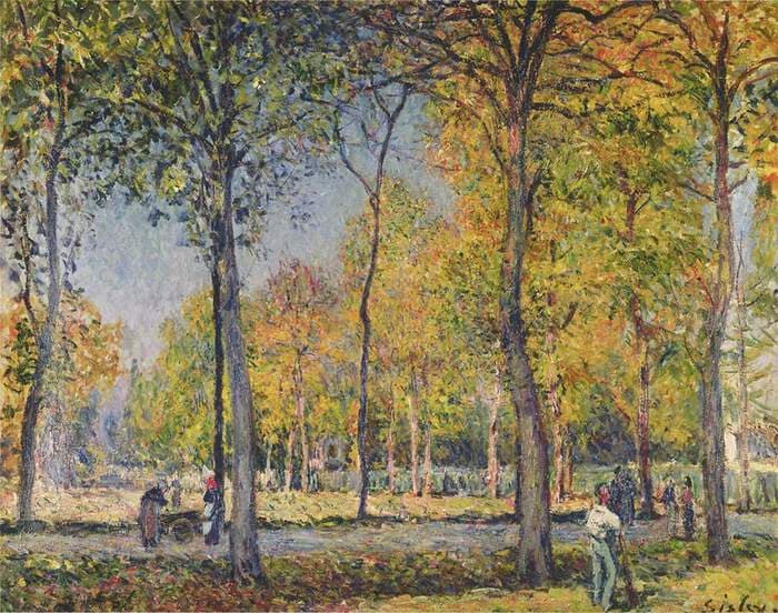 The Forest at Boulogne — Alfred Sisley