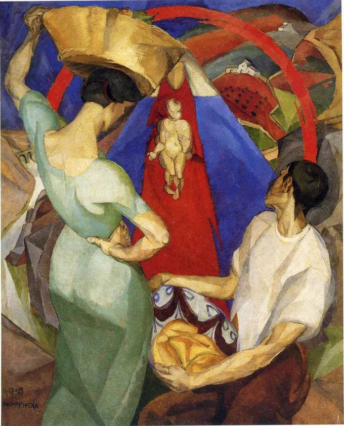 The Adoration of the Virgin — Diego Rivera