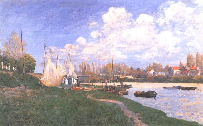Drying Nets — Alfred Sisley
