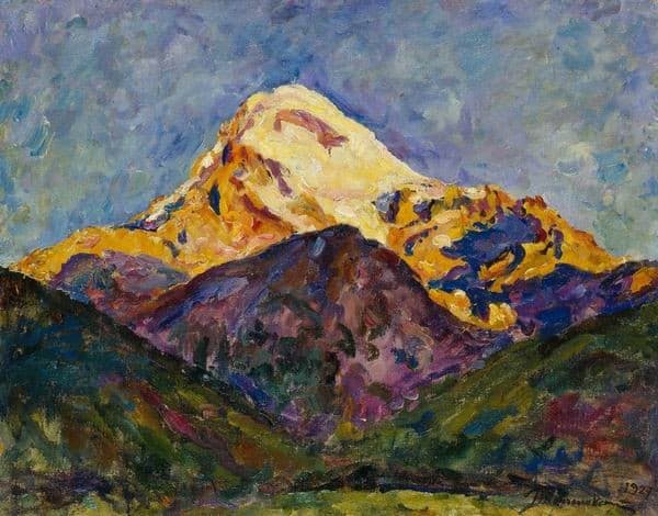 Kazbek. Early morning (5:00 am). — Pyotr Konchalovsky