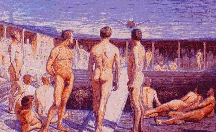 Badtavla — Eugène Jansson
