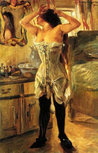 In a Corset — Lovis Corinth