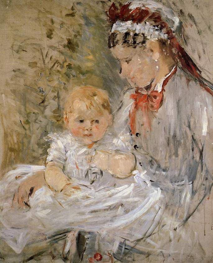 Julie Manet and her Nurse — Berthe Morisot