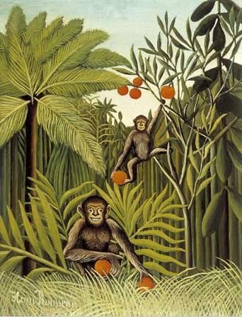 The Monkeys in the Jungle — Henri Rousseau