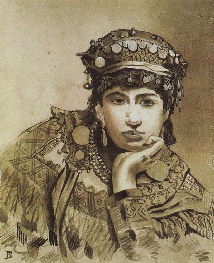 Montenegrin girl — Vasily Polenov