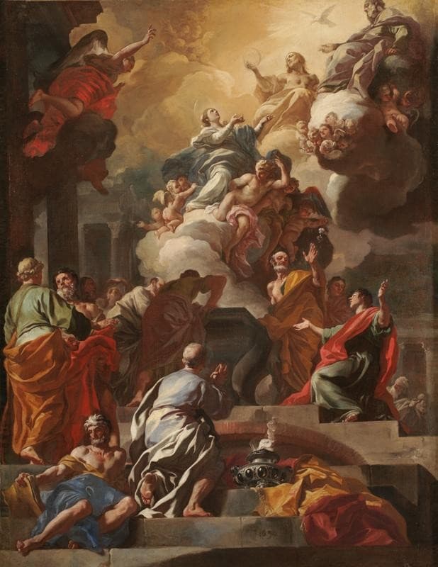 The Assumption and Coronation of the Virgin — Francesco Solimena