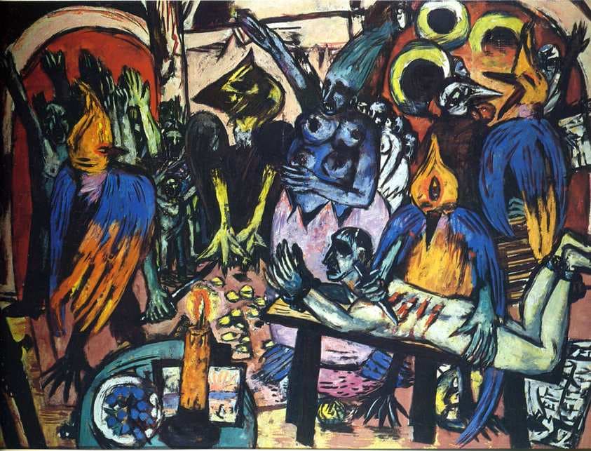 Bird's hell — Max Beckmann
