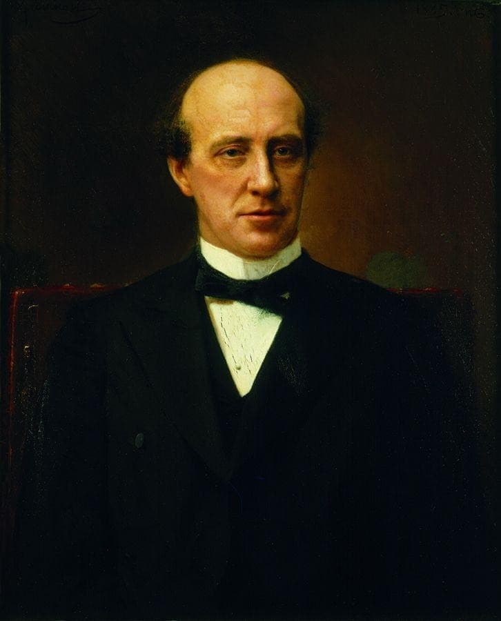 Portrait of Yuri Stepanovich Nechaev-Maltsev — Ivan Kramskoi