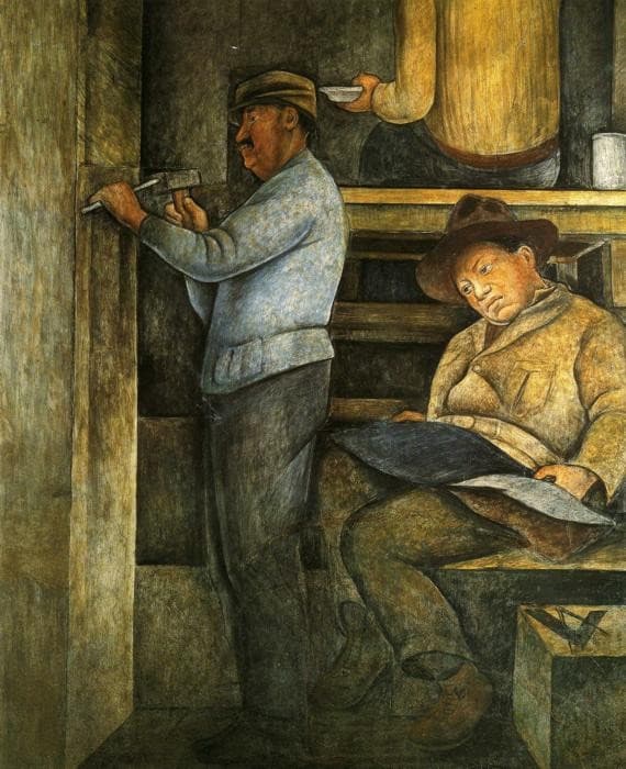 The Painter, the Sculptor and the Architect — Diego Rivera