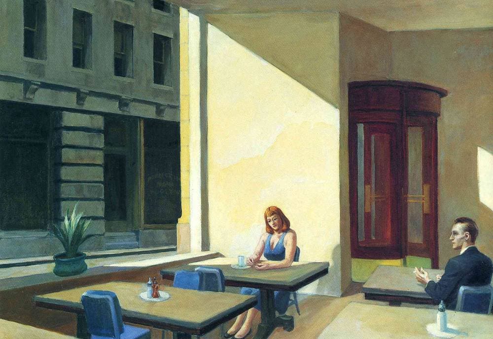 Sunlight in a Cafeteria — Edward Hopper