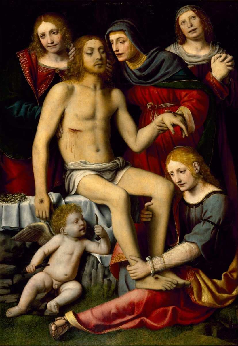 Lamentation over the Dead Christ — Bernardino Luini