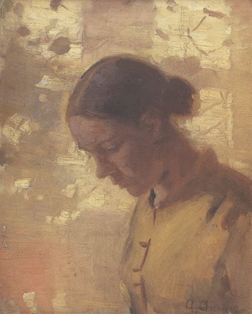 Tine, a Young Girl from Skagen — Anna Ancher