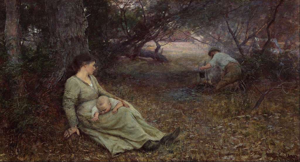 On the wallaby track — Frederick McCubbin