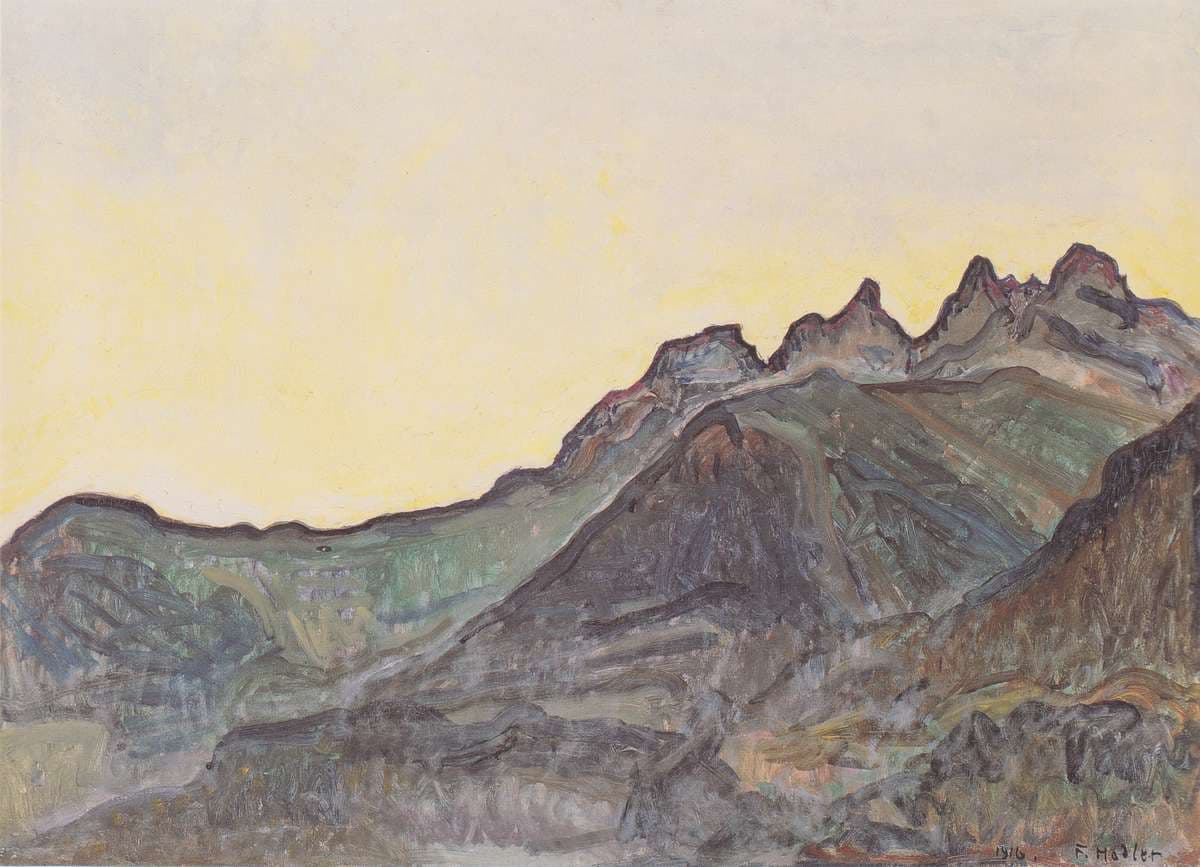 Dents du Midi — Ferdinand Hodler