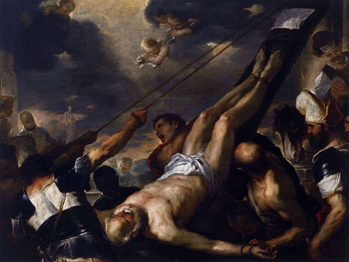 Crucifixion of Saint Peter — Luca Giordano